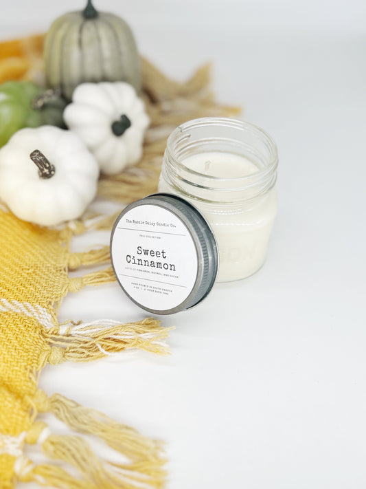 Sweet Cinnamon - 8 oz. Soy Candle