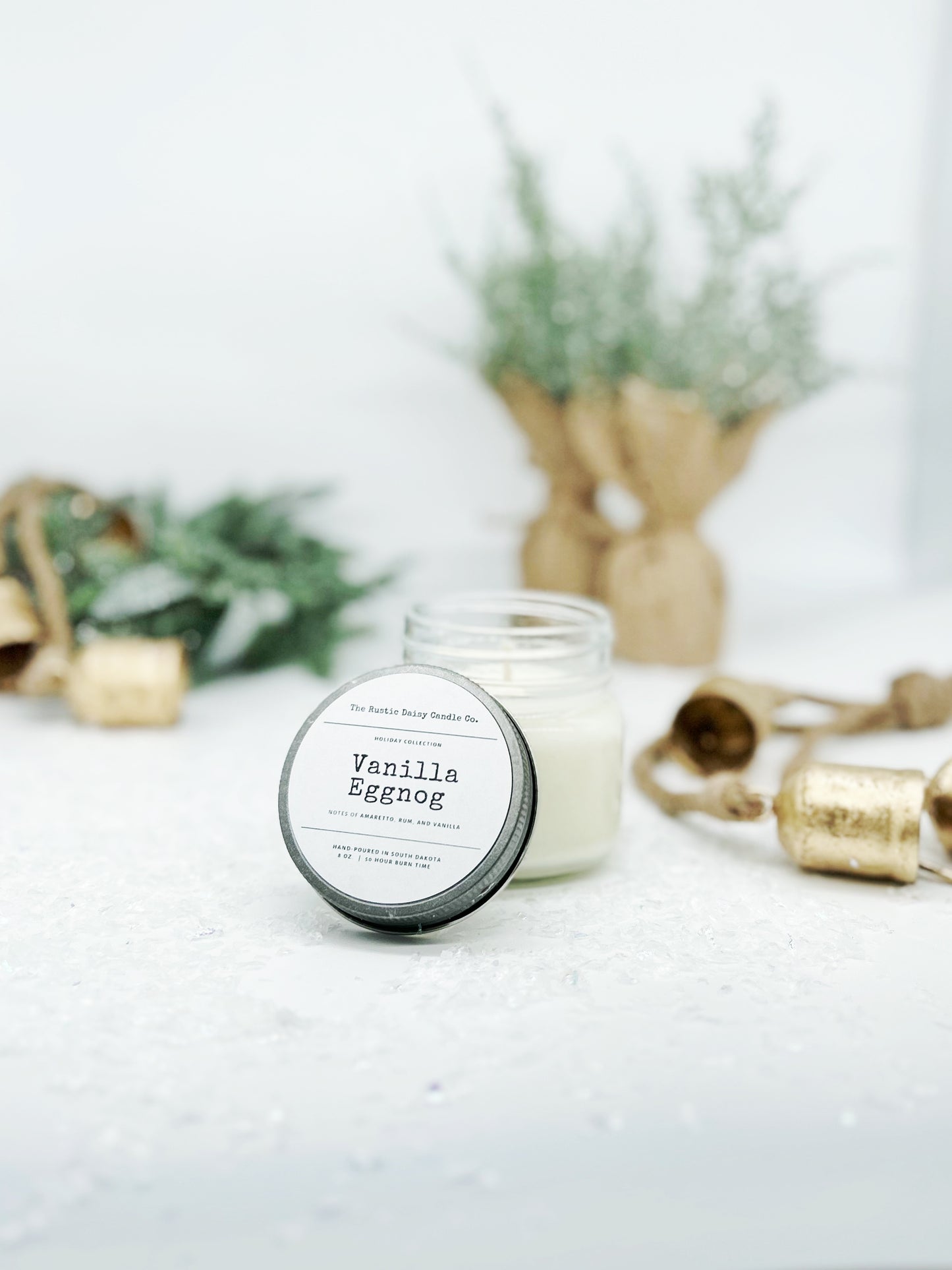 Vanilla Eggnog - 8 oz. Soy Candle