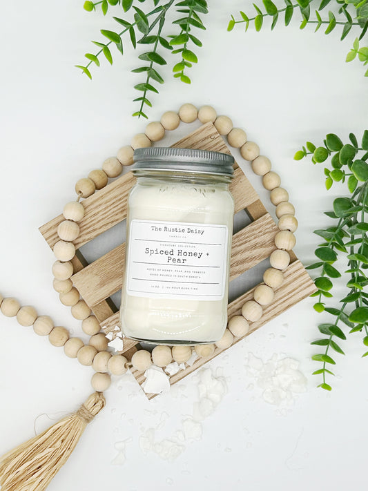 Spiced Honey + Pear - 16 oz. Soy Candle