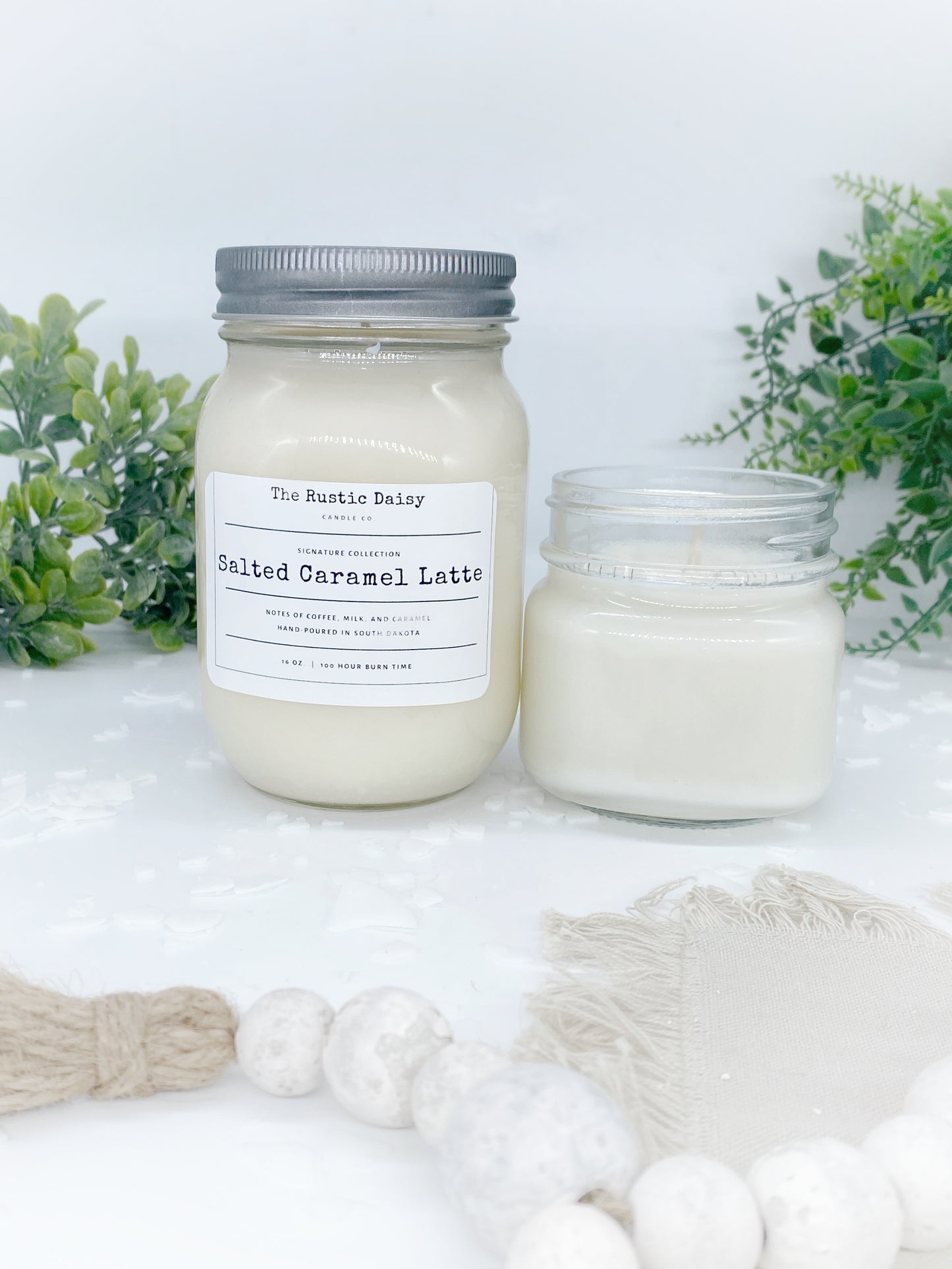 Salted Caramel Latte - 8 oz. Soy Candle