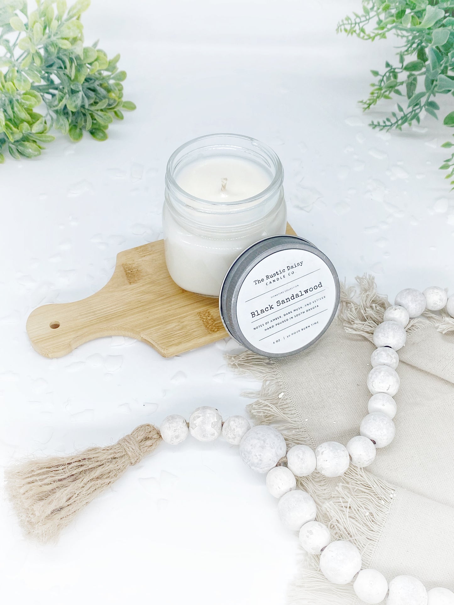 Black Sandalwood - 8 oz. Soy Candle